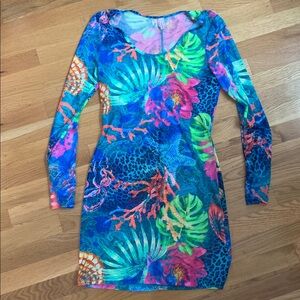 NWOT Lulifama “Tropical Siren” mini dress!